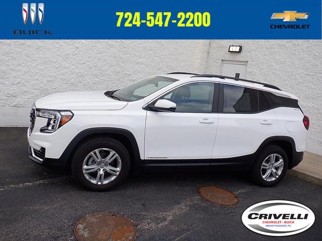 Used 2022 GMC Terrain SLE with VIN 3GKALTEV2NL165547 for sale in Mount Pleasant, PA