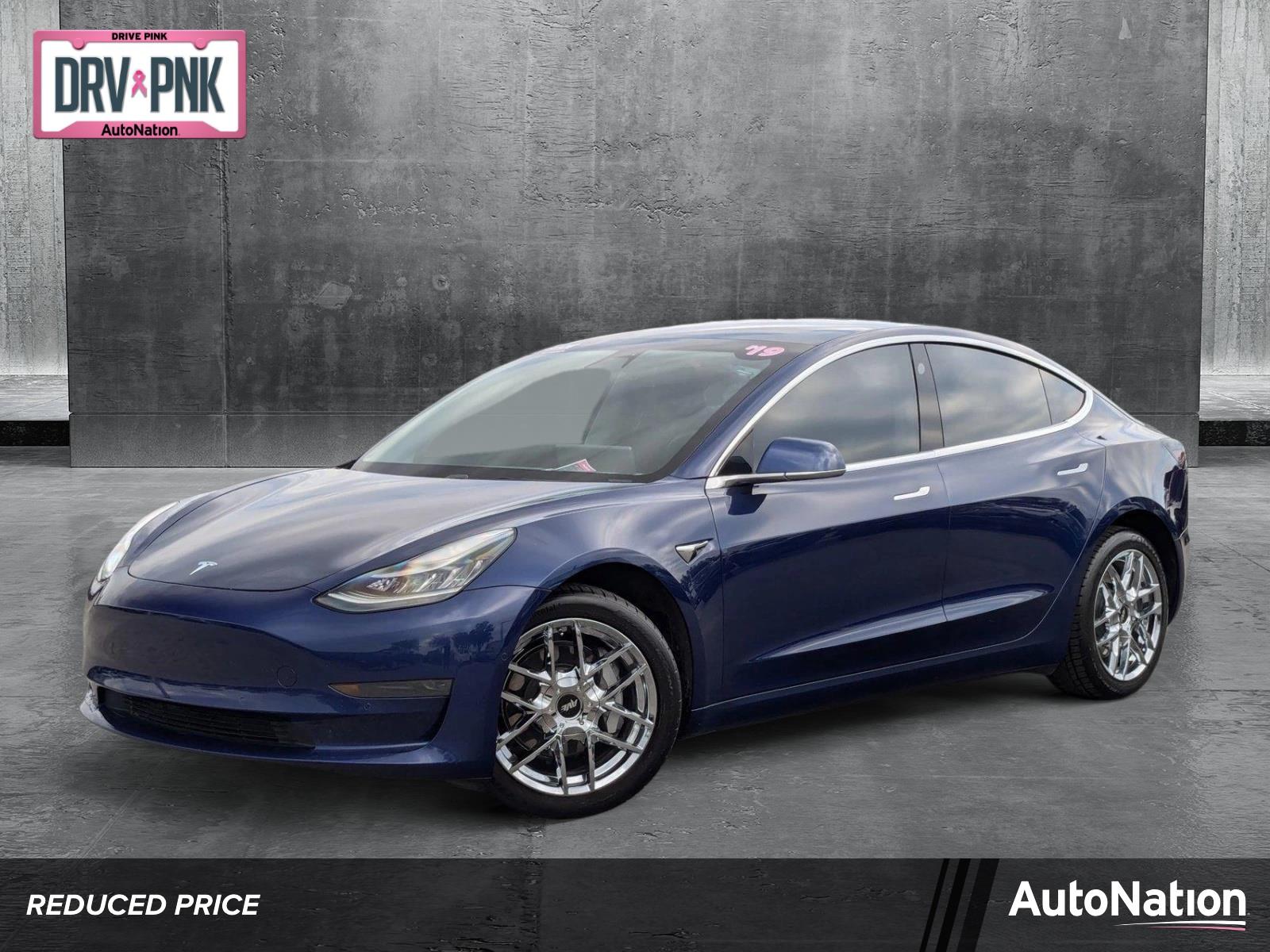 Used Blue 2019 Tesla Model 3 Standard Range Plus for sale in WEST PALM BEACH KF428823