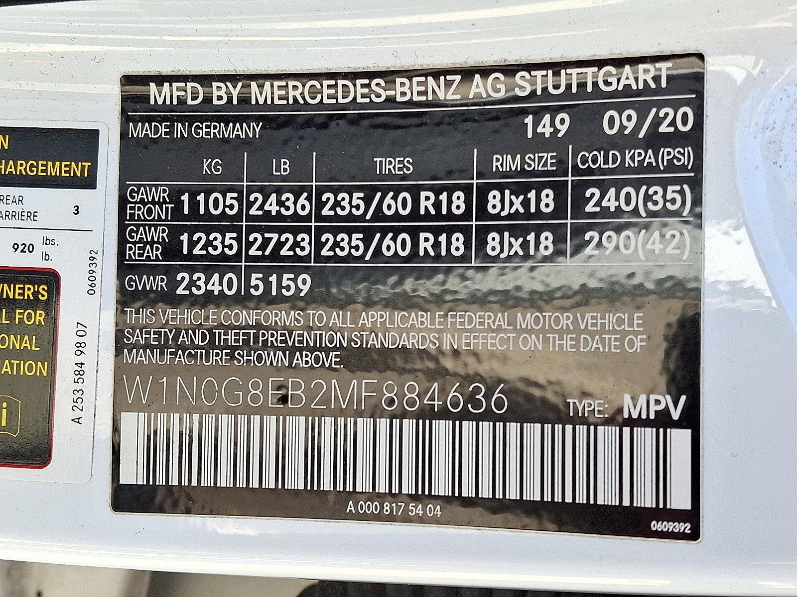 2021 Mercedes-Benz GLC Vehicle Photo in BETHLEHEM, PA 18017-9401