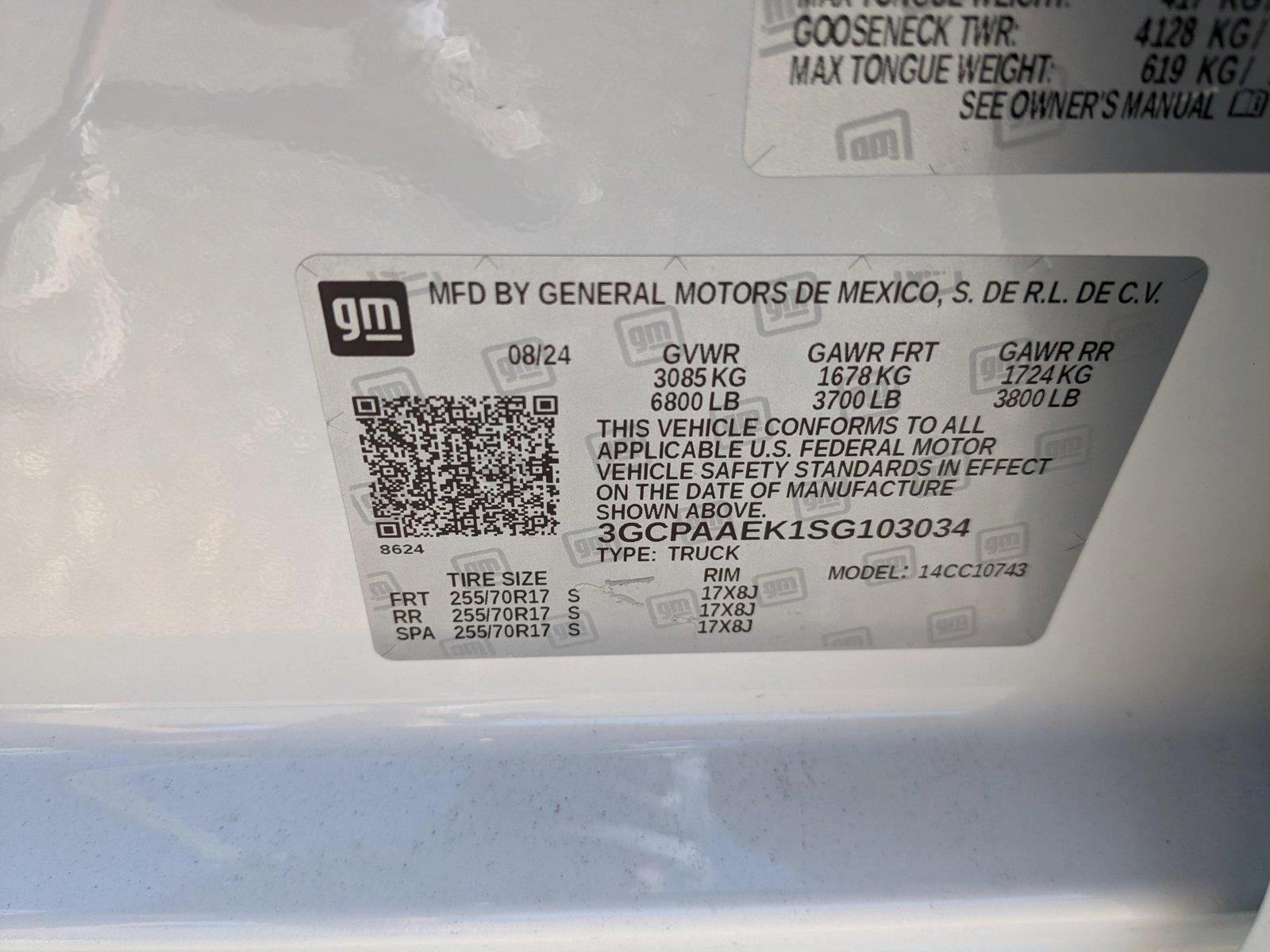 2025 Chevrolet Silverado 1500 Vehicle Photo in ORLANDO, FL 32808-7998