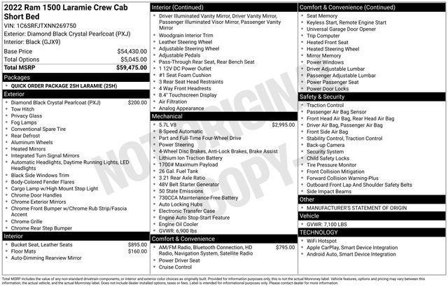 2022 Ram 1500 Vehicle Photo in DANBURY, CT 06810-5034