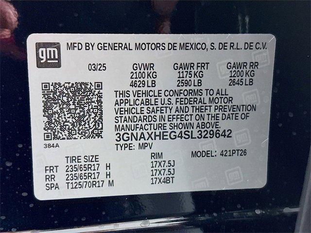 2025 Chevrolet Equinox Vehicle Photo in PUYALLUP, WA 98371-4149