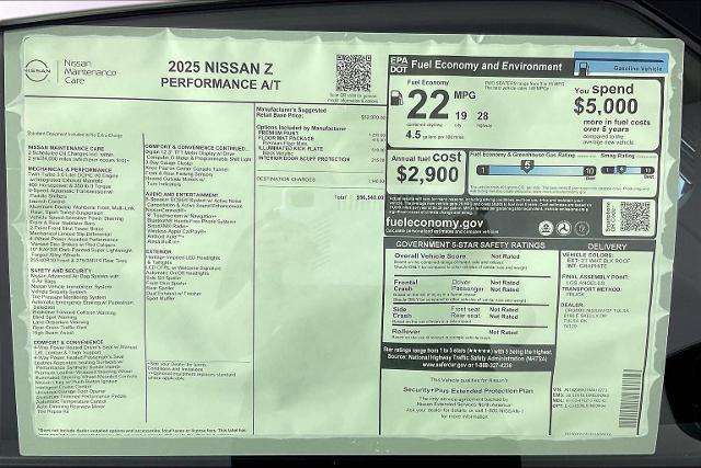 2025 Nissan Z Vehicle Photo in Tulsa, OK 74129