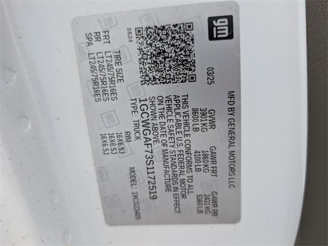 2025 Chevrolet Express Cargo Van Vehicle Photo in ENGLEWOOD, CO 80113-6708