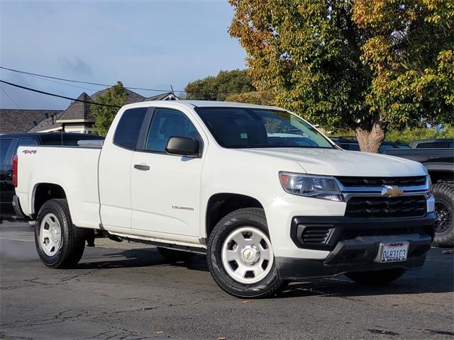 Used 2021 Chevrolet Colorado Work Truck with VIN 1GCHTBEA8M1111905 for sale in Napa, CA