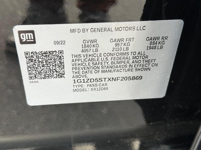 2022 Chevrolet Malibu Vehicle Photo in MADISON, WI 53713-3220