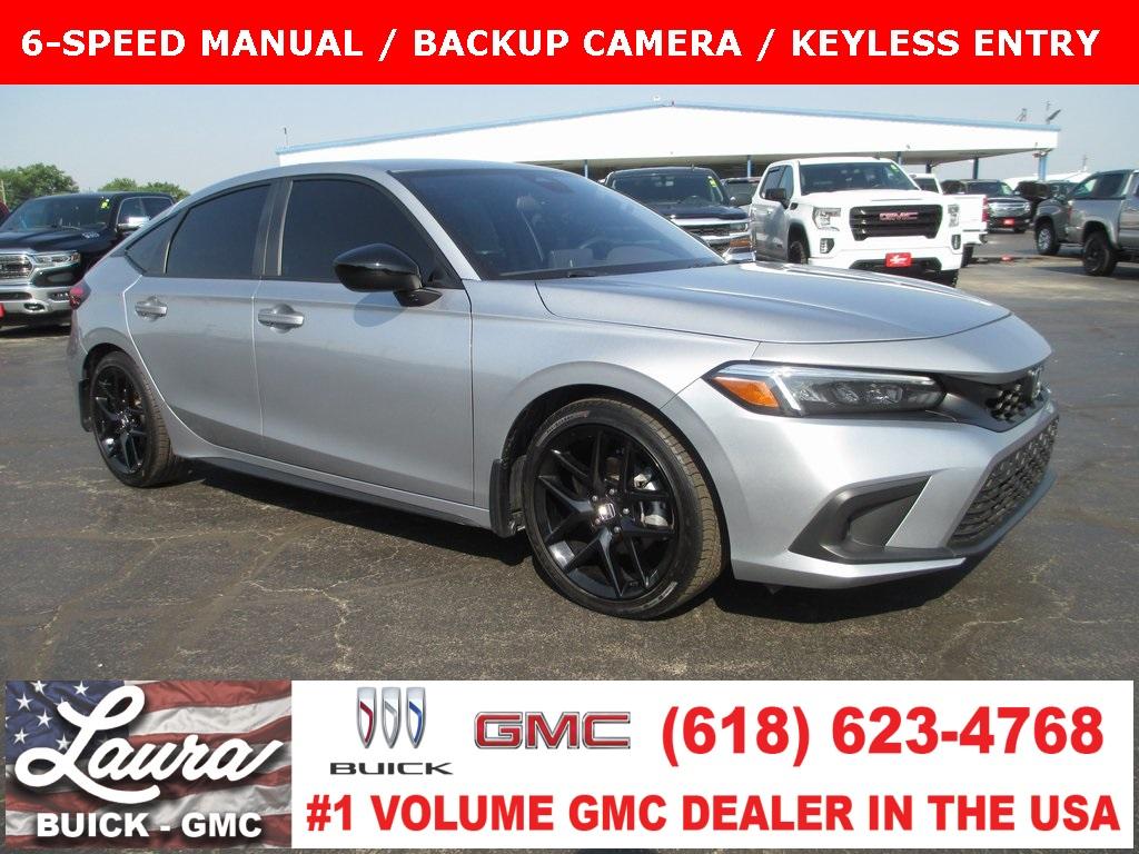 2024 Honda Civic Hatchback Vehicle Photo in COLLINSVILLE, IL 62234-5820