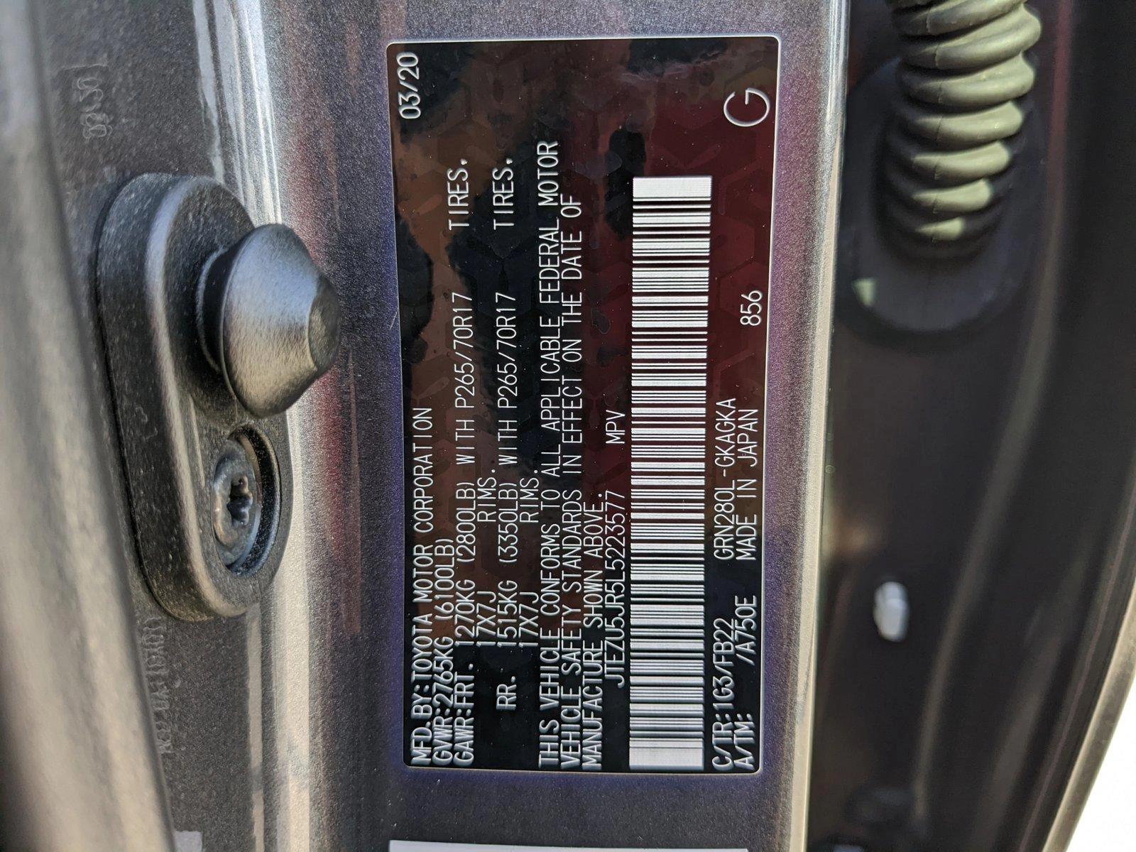 2020 Toyota 4Runner Vehicle Photo in Davie, FL 33331