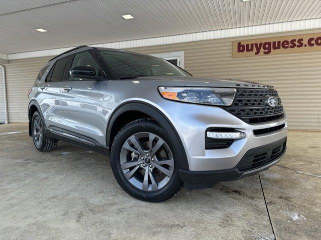 Used 2022 Ford Explorer XLT with VIN 1FMSK8DH8NGC10602 for sale in Carrollton, OH