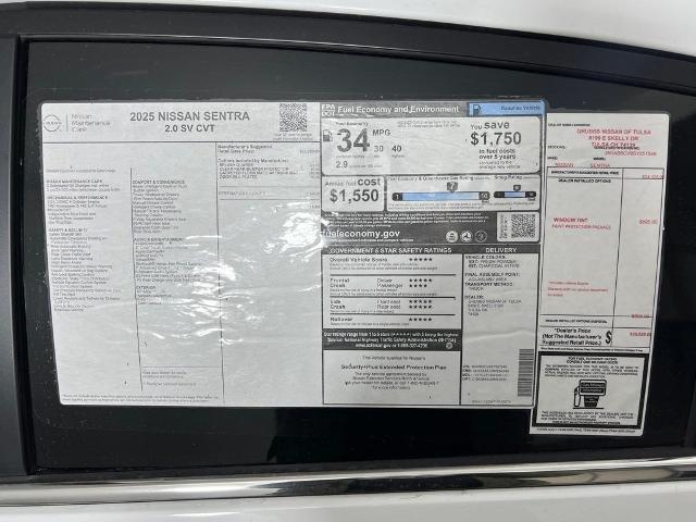 2025 Nissan Sentra Vehicle Photo in Tulsa, OK 74129