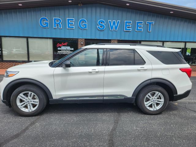 Used 2022 Ford Explorer XLT with VIN 1FMSK8DH9NGB51849 for sale in Kingsville, OH