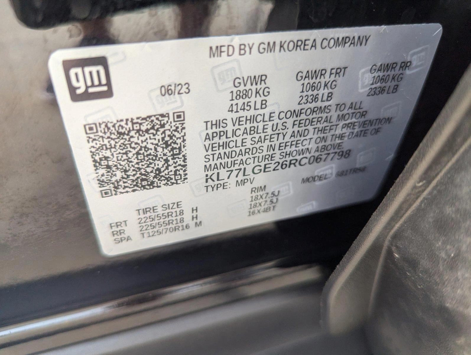 2024 Chevrolet Trax Vehicle Photo in CORPUS CHRISTI, TX 78412-4902