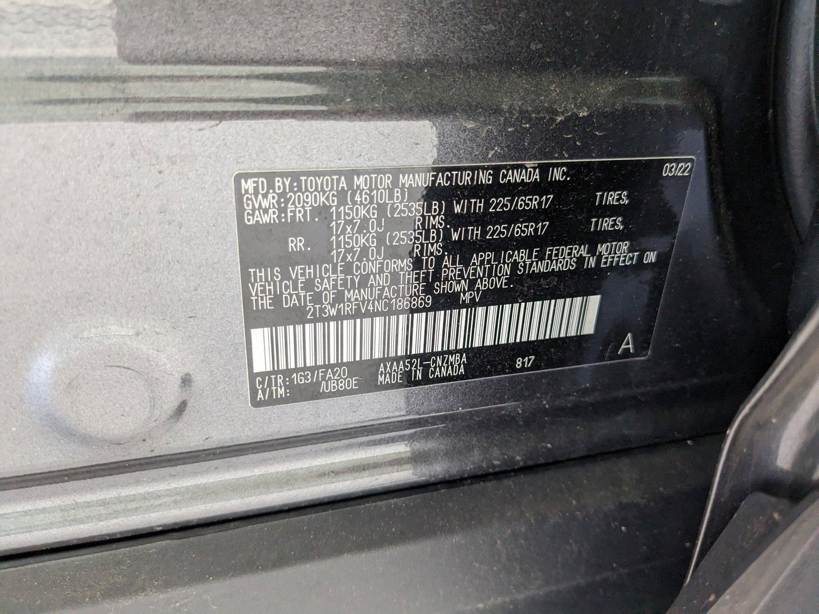 2022 Toyota RAV4 Vehicle Photo in Maitland, FL 32751