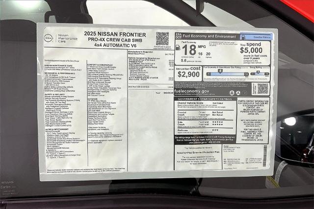 2025 Nissan Frontier Vehicle Photo in Tulsa, OK 74129