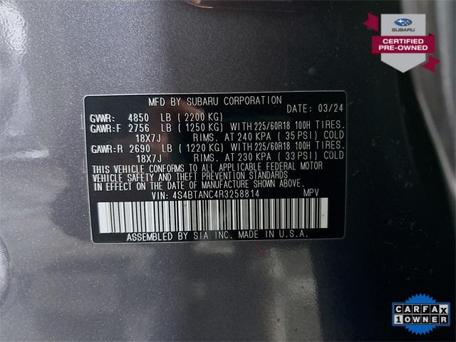 2024 Subaru Outback Vehicle Photo in Puyallup, WA 98371