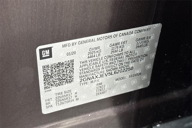 2020 Chevrolet Equinox Vehicle Photo in ELK GROVE, CA 95757-8703