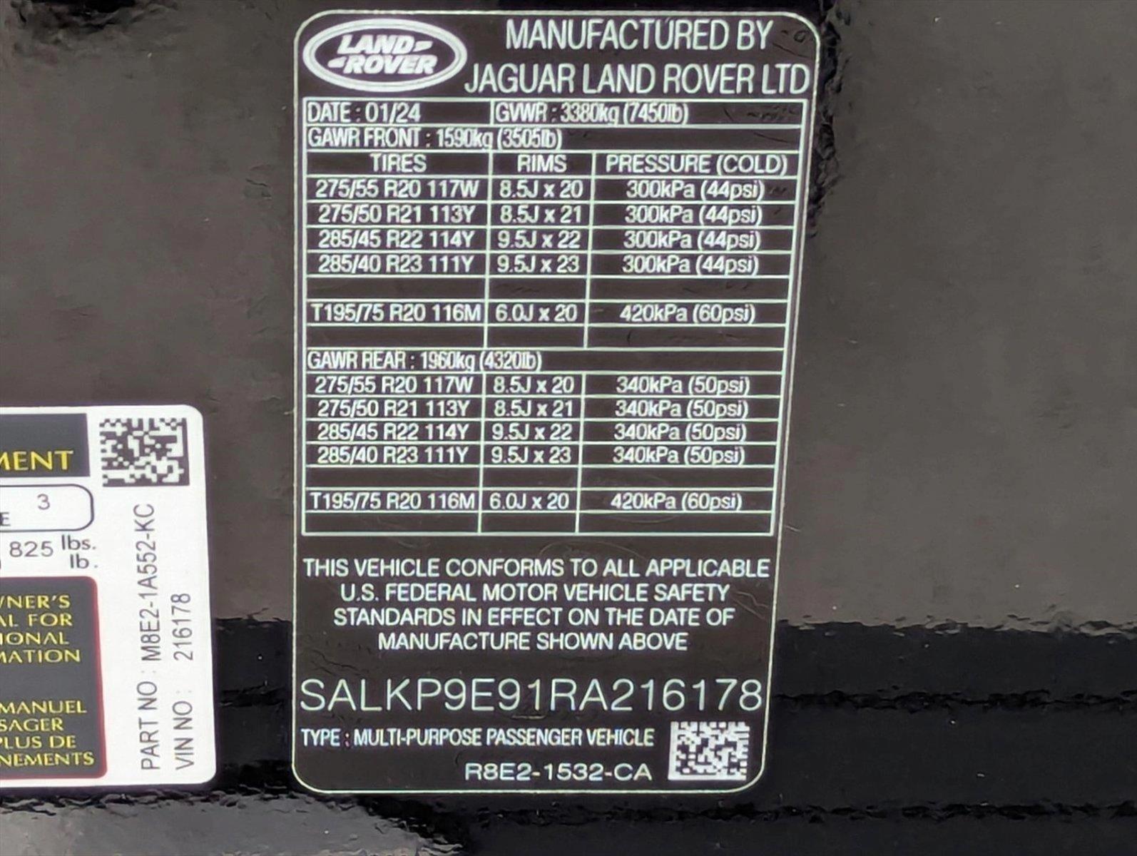 2024 Land Rover Range Rover Vehicle Photo in Pembroke Pines , FL 33027