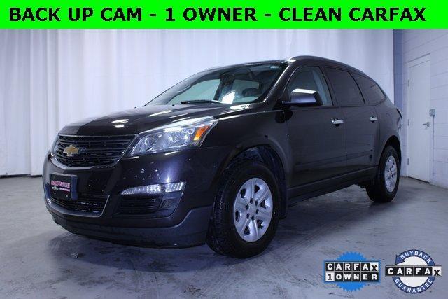 Used 2016 Chevrolet Traverse LS with VIN 1GNKRFKD1GJ142595 for sale in Orrville, OH