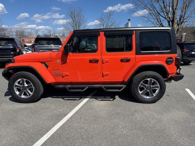 Used 2018 Jeep All-New Wrangler Unlimited Sahara with VIN 1C4HJXEN4JW197489 for sale in Mount Kisco, NY