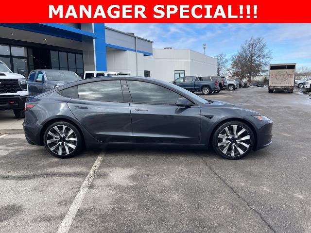 Used 2024 Tesla Model 3 Long Range with VIN 5YJ3E1EB5RF741886 for sale in Kansas City