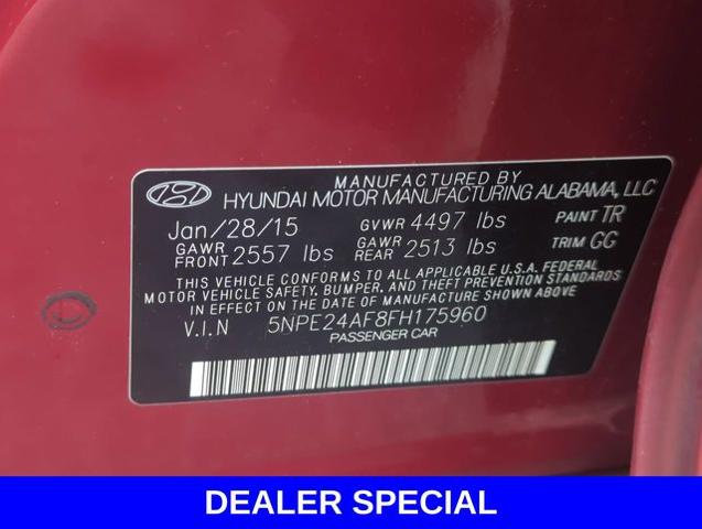 2015 Hyundai SONATA Vehicle Photo in Merrillville, IN 46410