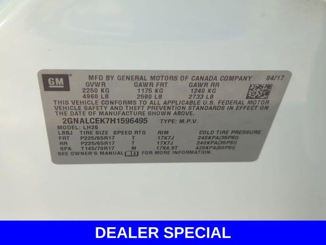 2017 Chevrolet Equinox Vehicle Photo in Merrillville, IN 46410