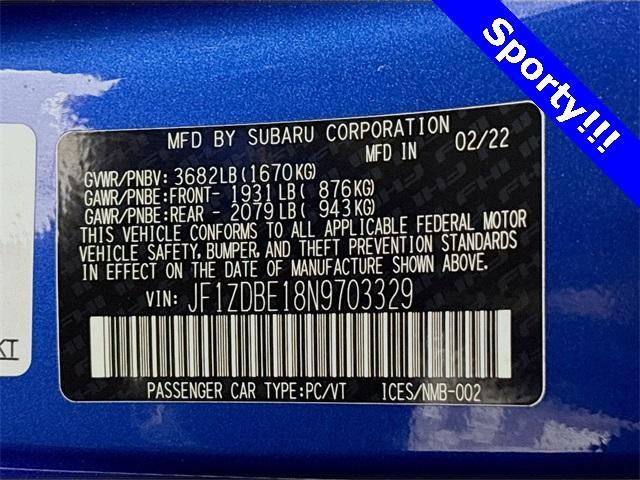 2022 Subaru BRZ Vehicle Photo in Puyallup, WA 98371