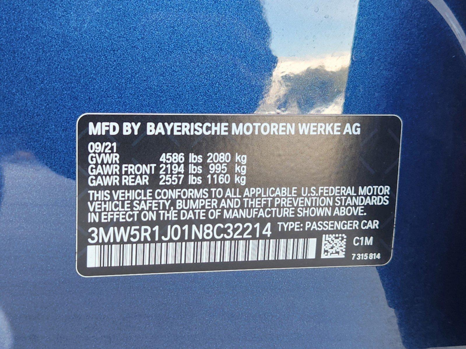 2022 BMW 330i Vehicle Photo in PLANO, TX 75024