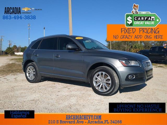 Used 2016 Audi Q5 Premium with VIN WA1C2AFP6GA135032 for sale in Arcadia, FL