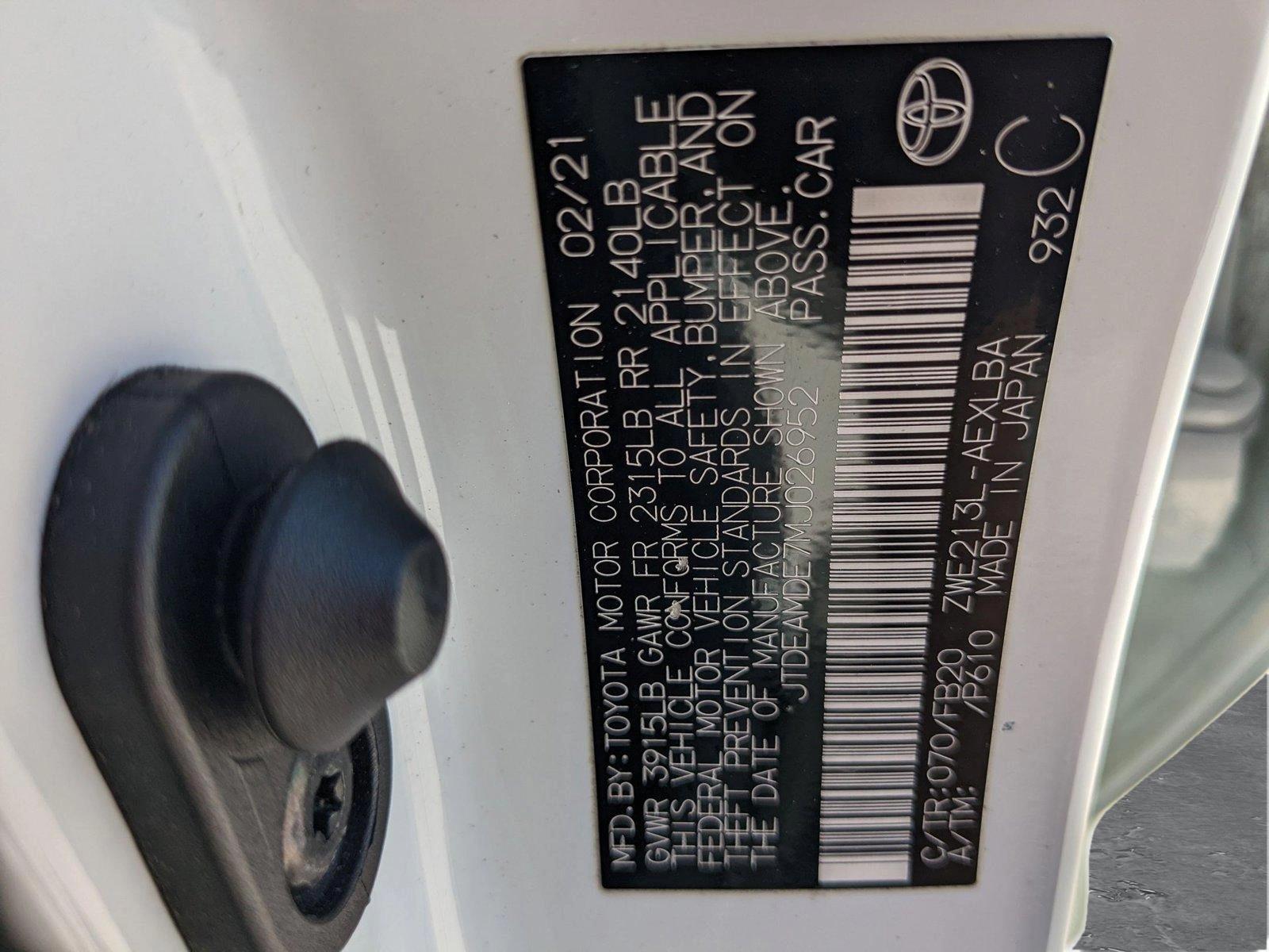 2021 Toyota Corolla Vehicle Photo in Davie, FL 33331