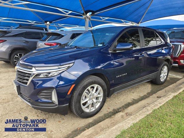 Certified 2022 Chevrolet Equinox LT with VIN 3GNAXKEV0NL227691 for sale in Denton, TX