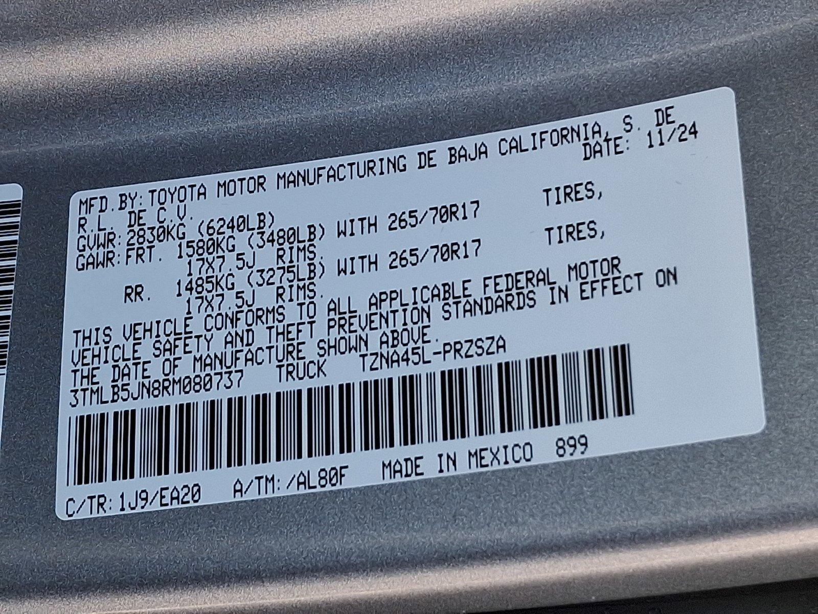 2024 Toyota Tacoma 4WD Vehicle Photo in Harrisburg, PA 17111
