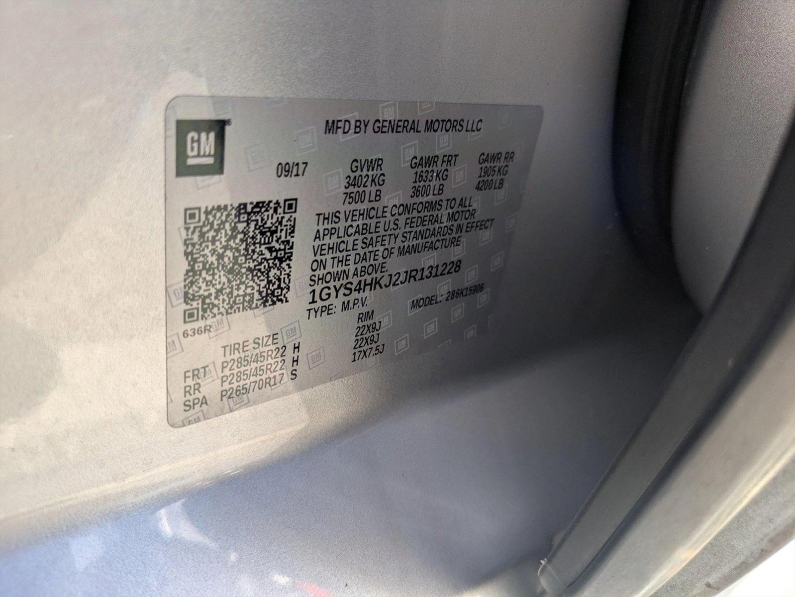 2018 Cadillac Escalade ESV Vehicle Photo in LAUREL, MD 20707-4697