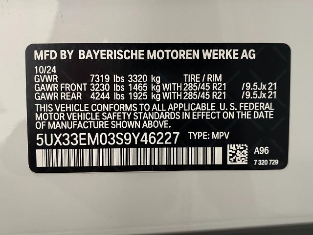 2025 BMW X7 M60i Vehicle Photo in Appleton, WI 54913