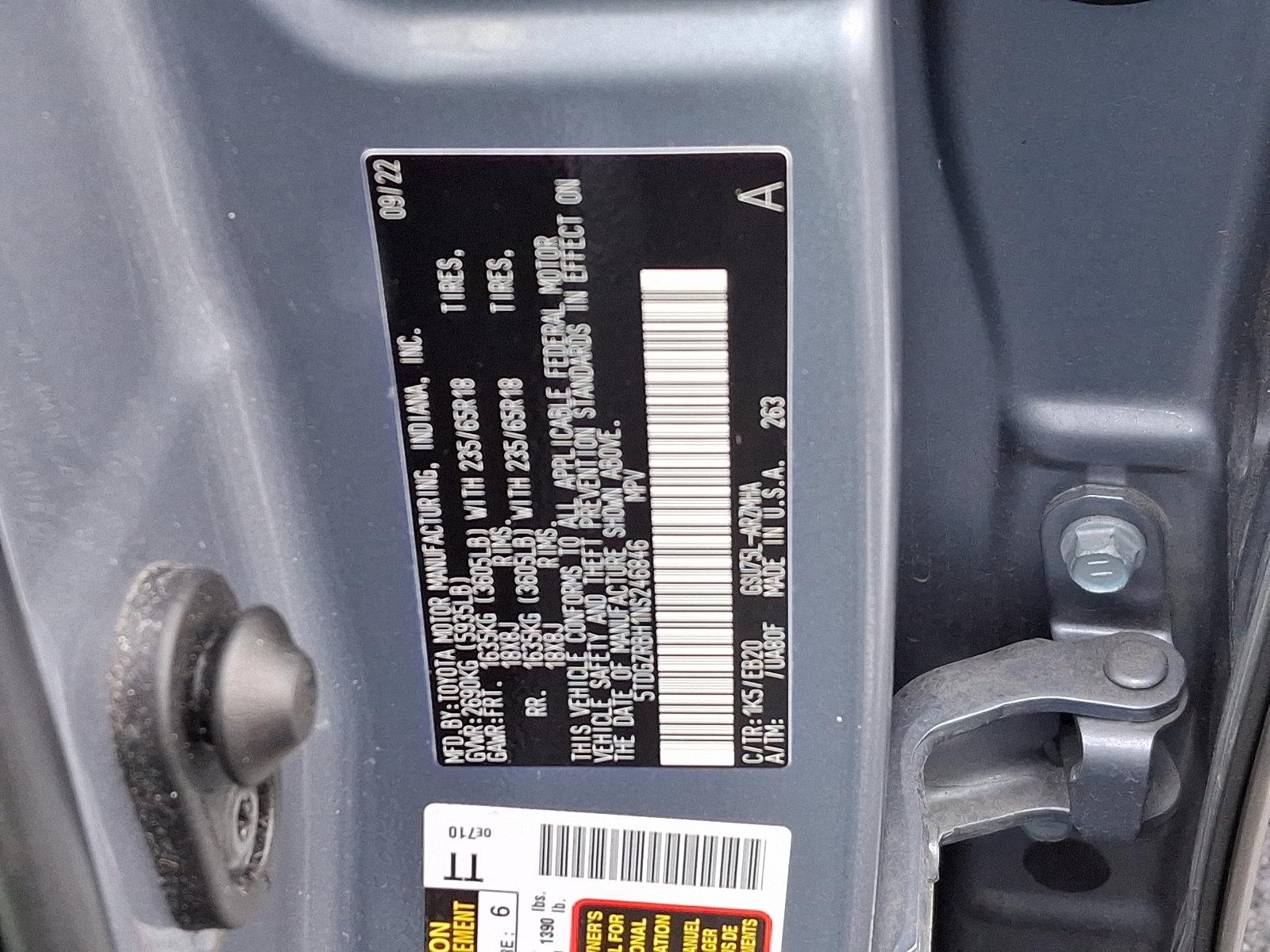 2022 Toyota Highlander Vehicle Photo in Harrisburg, PA 17111