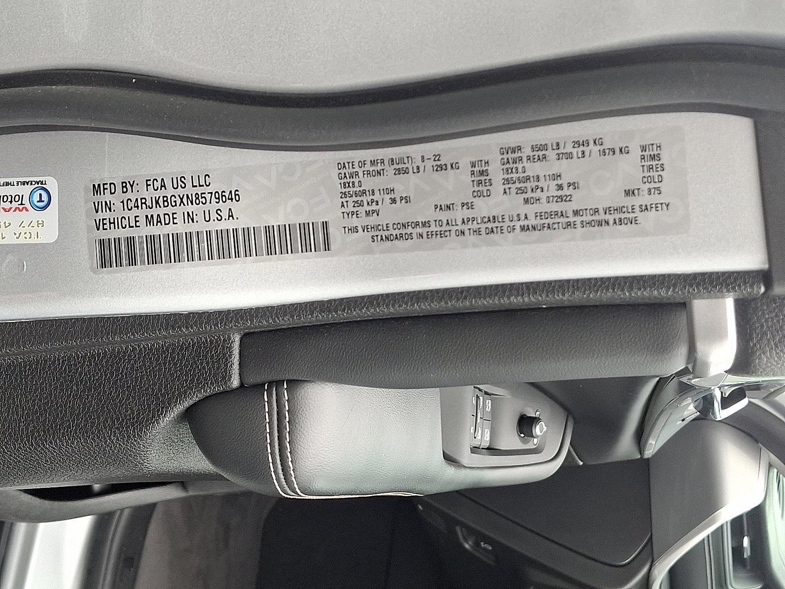 2022 Jeep Grand Cherokee L Vehicle Photo in Harrisburg, PA 17111