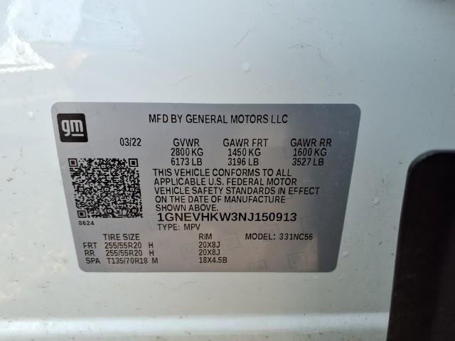 2022 Chevrolet Traverse Vehicle Photo in Oshkosh, WI 54904