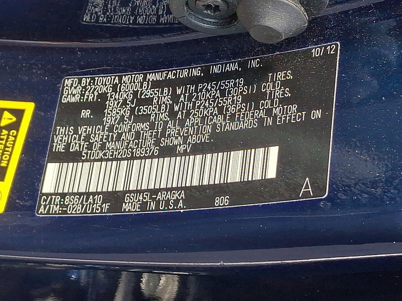 2013 Toyota Highlander Vehicle Photo in Harrisburg, PA 17111
