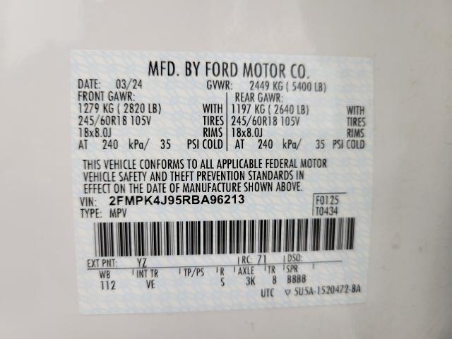 2024 Ford Edge Vehicle Photo in Neenah, WI 54956
