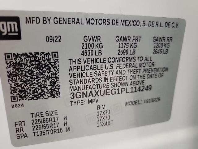 2023 Chevrolet Equinox Vehicle Photo in APPLETON, WI 54914-4656