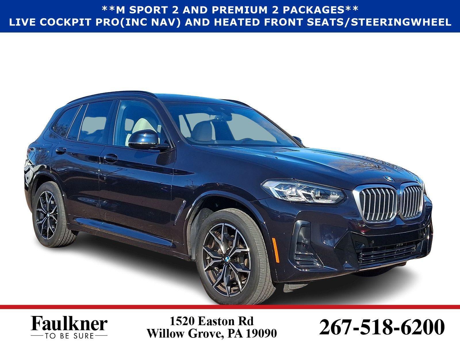 2022 BMW X3 xDrive30i Vehicle Photo in Willow Grove, PA 19090