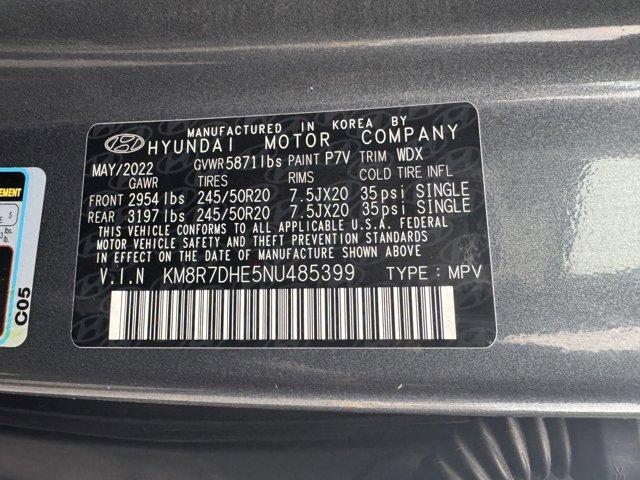 2022 Hyundai Palisade Vehicle Photo in LEOMINSTER, MA 01453-2952