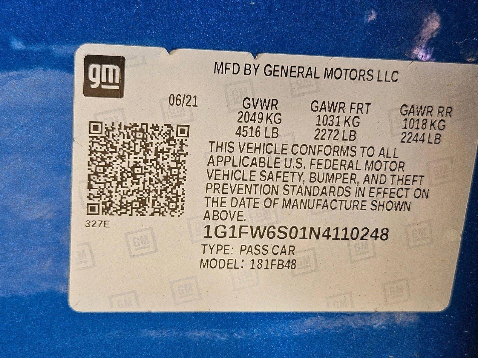 2022 Chevrolet Bolt EV Vehicle Photo in WACO, TX 76710-2592