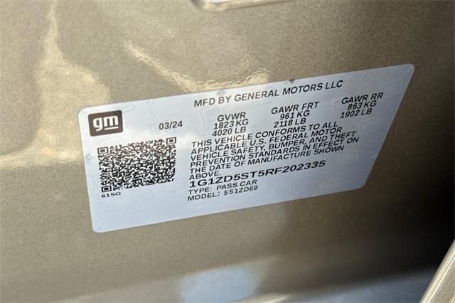 2024 Chevrolet Malibu Vehicle Photo in ELK GROVE, CA 95757-8703