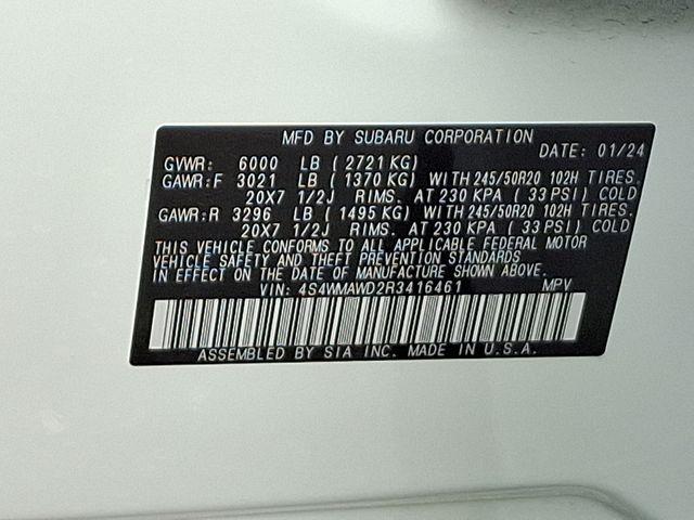 2024 Subaru Ascent Vehicle Photo in DANBURY, CT 06810-5034