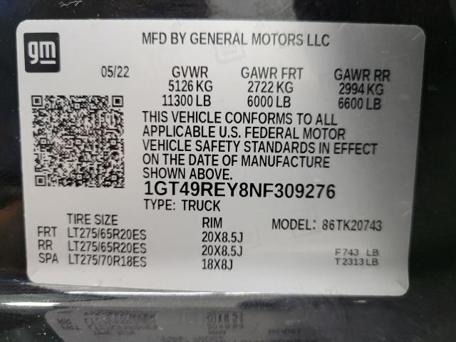 2022 GMC Sierra 2500 HD Vehicle Photo in APPLETON, WI 54914-4656