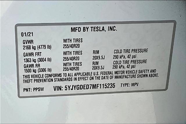 2021 Tesla Model Y Vehicle Photo in Houston, TX 77007