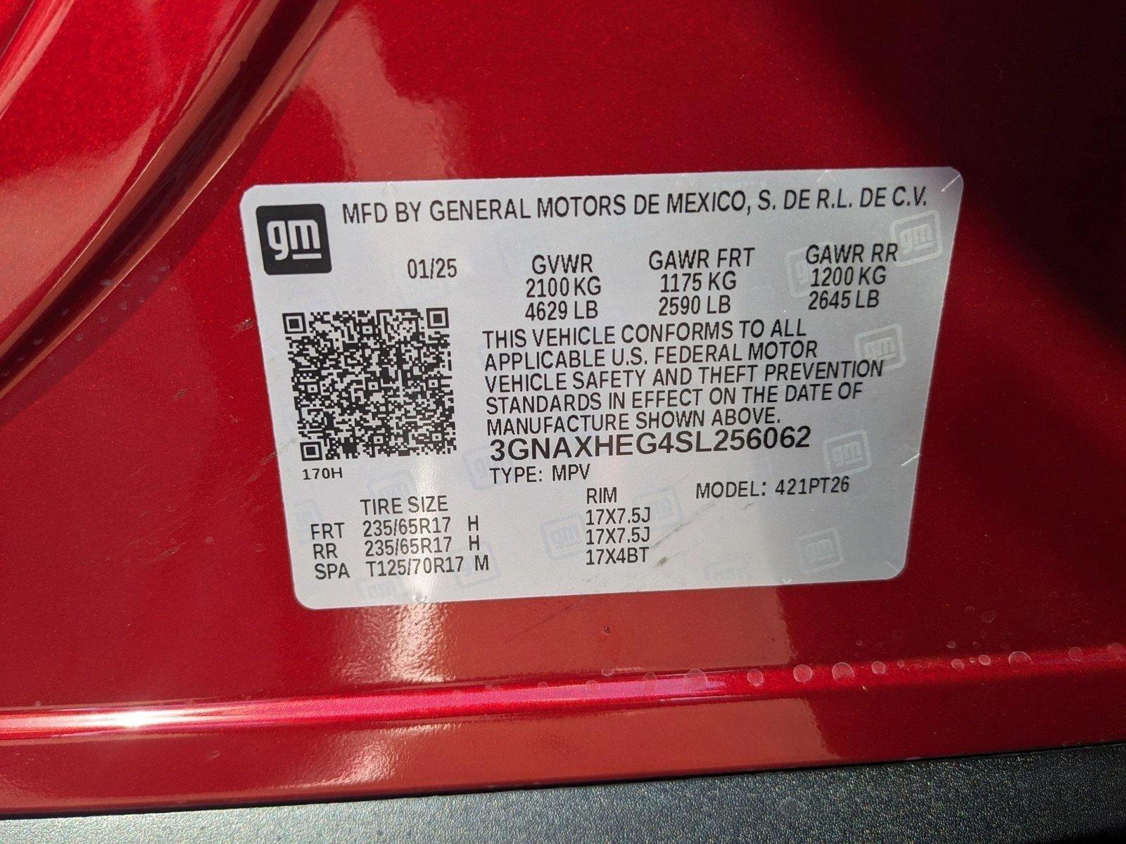 2025 Chevrolet Equinox Vehicle Photo in HOUSTON, TX 77034-5009