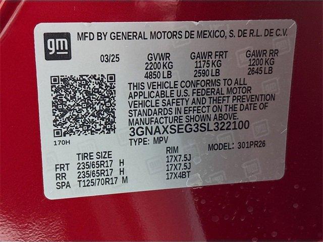 2025 Chevrolet Equinox Vehicle Photo in PUYALLUP, WA 98371-4149