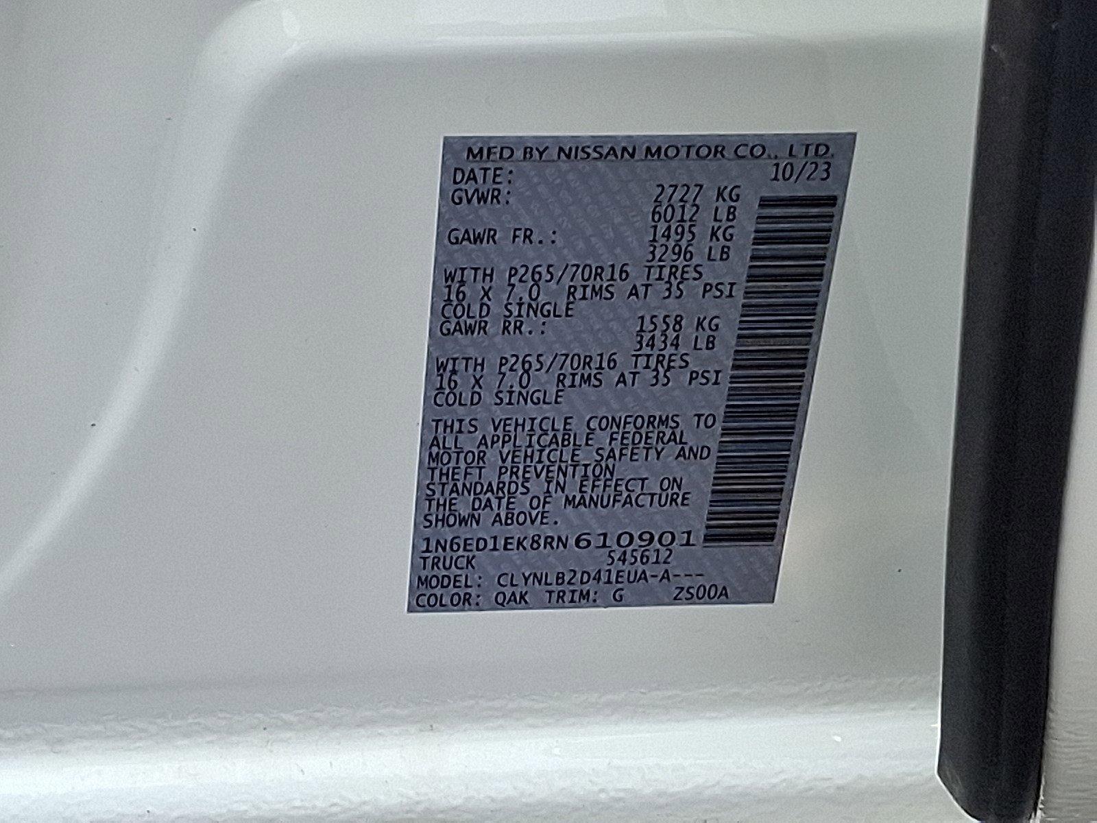 2024 Nissan Frontier Vehicle Photo in Harrisburg, PA 17111